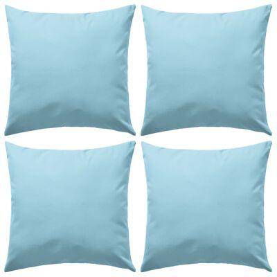  Bild på vidaXL 132299 4-pack Complete Decoration Pillows Blue (45x45cm) prydnadskudde