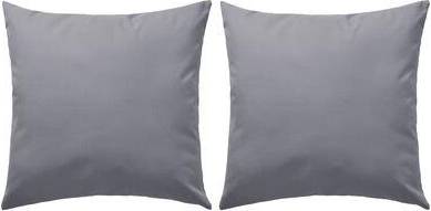  Bild på vidaXL 132302 2-pack Complete Decoration Pillows Grey (45x45cm) prydnadskudde
