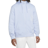 Herrar Tröjor Nike Sportswear Club Fleece Full-Zip Hoodie - Light Marine/Light Marine/White