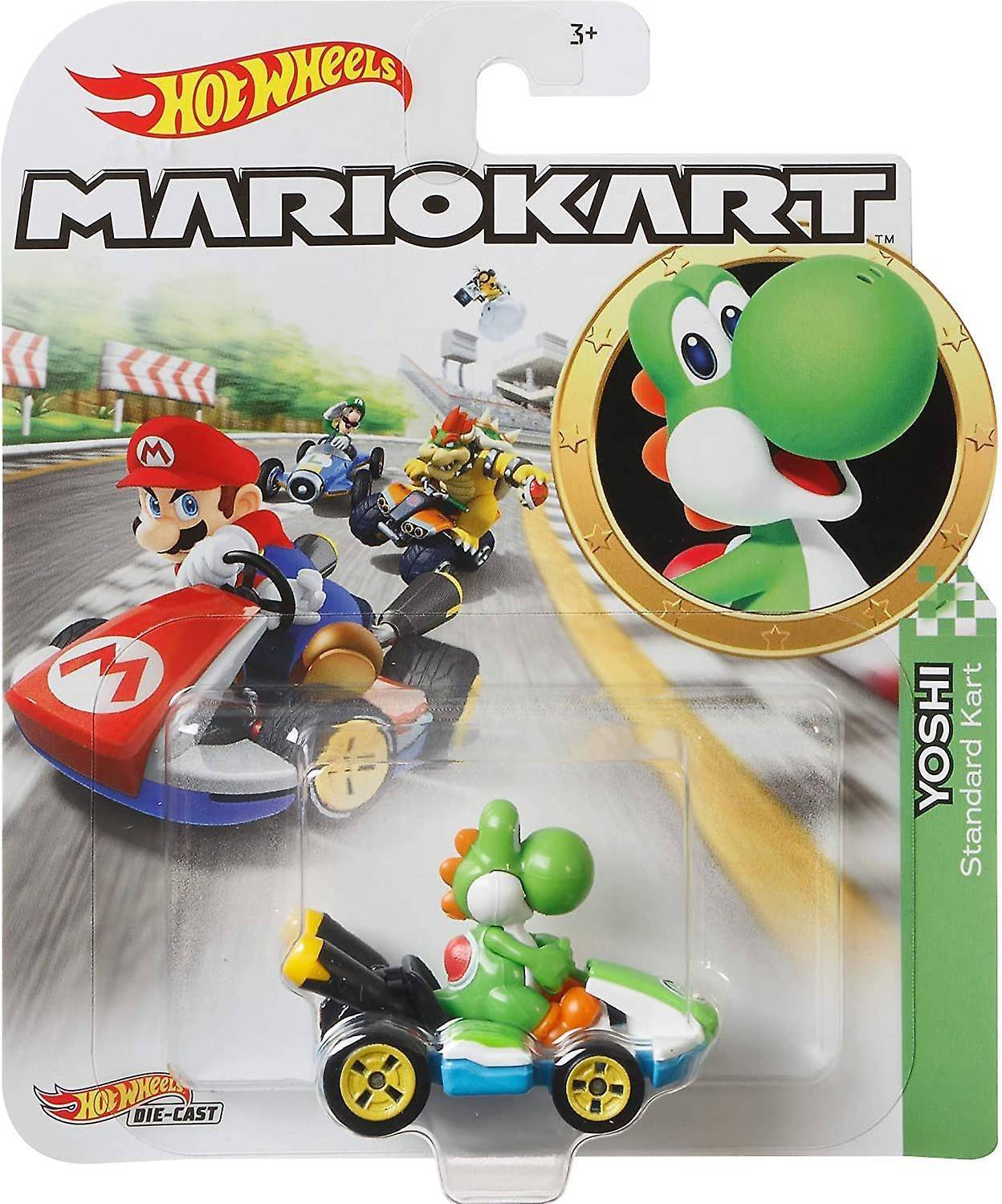 Hot Wheels Mario Kart Dry Bones ~ Yoshi ~ Tanooki ~ Toad ~ Luigi ~ Bowser 