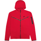 Herrar Tröjor Nike Tech Fleece Full Zip Hoodie M - University Red/Black