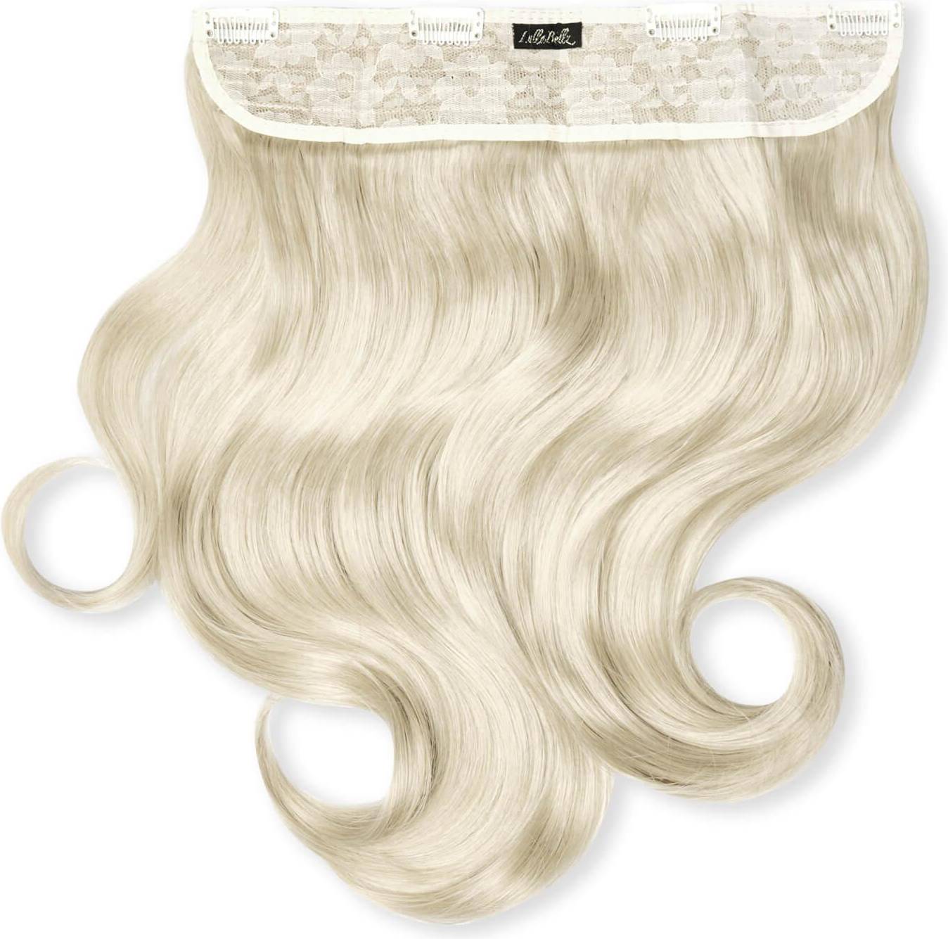 Lullabellz Thick Curly Clip In Hair Extensions 16 inch Bleach Blonde ...