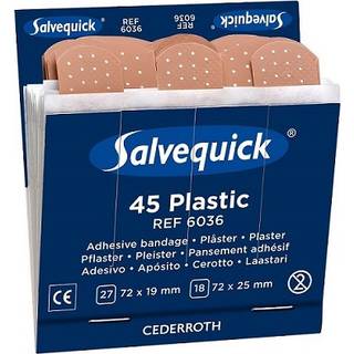 Cederroth Salvequick Plastic 45-pack Refill