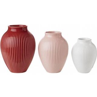 Knabstrup Keramik Ribbed 3-pack Vas