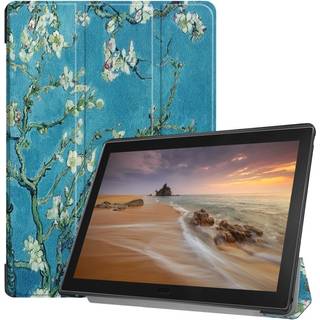 MTK Tri-fold Fodral till Lenovo Tab E10 Tree with Flowers