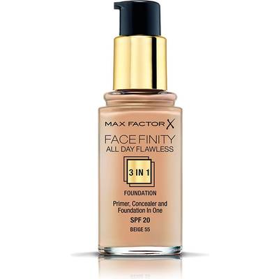 Max Factor Facefinity All Day Flawless 3 in 1 Foundation SPF20 #55 Beige