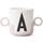 Design Letters Handle for Melamine Cup