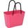Hinza Shopping Bag Small (Green Plastic) - Tropical Pink