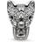 Thomas Sabo Karma Elephant Bead Charm - Silver/Black/White