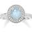 Thomas Sabo Solitaire Light of Luna Ring - Silver/White/Light Blue