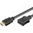 MicroConnect Gold HDMI - HDMI High Speed with Ethernet M-F 0.5m