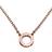 Edblad Monaco Mini Necklace - Rose Gold/Transparent