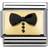 Nomination Composable Classic Link Bow Tie Charm - Silver/Gold/Black