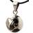 Babylonia Large & Small Hearts Necklace - Silver