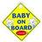 Clippasafe Baby on Board Sign