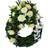 Blommor till begravning & kondoleanser Orchid Wreath Funeral Flower