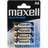 Maxell AA Alkaline Blister 4-pack