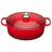 Le Creuset Cherry Red Signature Oval med lock 8.9 L