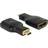 DeLock Micro HDMI - HDMI High Speed with Ethernet Adapter M-F