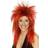 Smiffys Rock Diva Wig Two Tone Red 42241