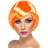Smiffys Babe Wig Fire Coral