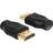 DeLock HDMI A - HDMI Micro D HIgh Speed with Ethernet Adapter M-F