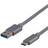 Deltaco USB A-USB C 3.1 (Gen.1) 1m