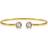 Caroline Svedbom Classic Brass Gold Plated Bracelet w. Swarovski Crystal