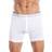 HUGO BOSS Ribbed Cotton Button Fly Trunk - White