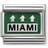 Nomination Composable Classic Miami Freeway Link Charm - Silver/Black/Green