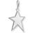 Thomas Sabo Charm Club Star Charm Pendant - Silver