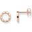 Thomas Sabo Circles Together Earrings - Rose Gold
