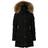 Hollies Subway Jacket - Black/Nature (Real Fur)