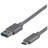 Deltaco USB A-USB C 3.1 (Gen.1) 0.2m