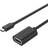 Unitek USB A-USB Micro-B 2.0 M-F 0.2m