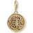Thomas Sabo Charm Club Zodiac Sign Scorpio Charm - Gold/White (1659-414-39)