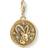 Thomas Sabo Charm Club Zodiac Sign Capricorn Charm - Gold/White