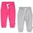 Minymo Sweatpants 2-pack - Dark Pink (3937-577)