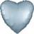 Amscan Foil Ballon Standard Satin Luxe Pastel Heart Blue
