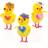 Bakerross Pom Pom Chicks 6-pack