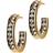 Edblad Andorra Mini Earrings - Gold/Transparent