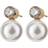 Edblad Luna Large Earrings - Gold/Pearl/Transparent