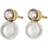 Edblad Luna Small Earrings - Gold/White/Pearl