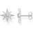 Thomas Sabo Star Ear Studs - Silver/Transparent