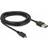 DeLock Reversible Easy-USB USB A-USB Micro-B 2.0 3m