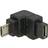 DeLock 65668 USB Micro-B-USB Micro-B 2.0 M-F Angled Adapter