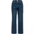 Selected High Straight Fit Jeans - Blue/Medium Blue Denim