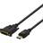 Deltaco Single Link DVI-DisplayPort 2m