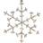 Star Trading Snowflake Icy Transparent Julstjärna 30cm