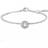 Swarovski Sparkling Dance Bracelet - Silver/White